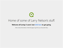 Tablet Screenshot of larrynelsonstuff.com